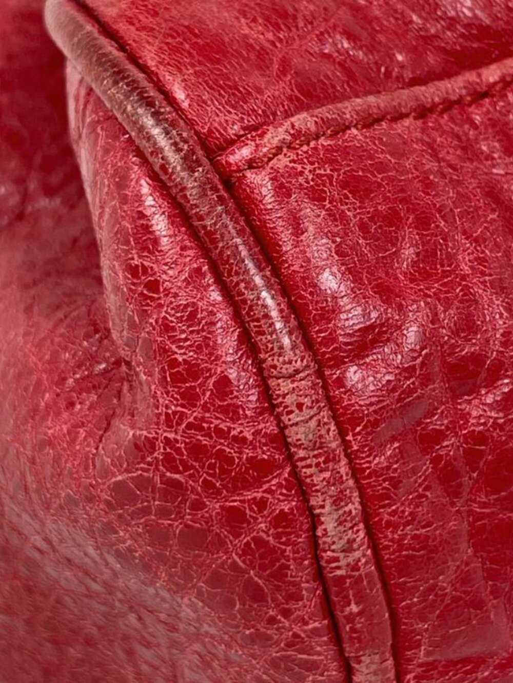 Balenciaga Mini Twig 2-Way Shoulder Bag Leather Red - Picture 3 of 10